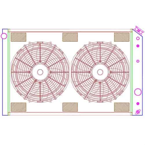 Griffin Radiators CU-00311: ExactFit Radiator ComboUnit