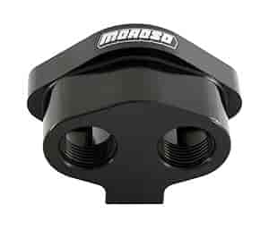 Moroso 63425: Billet Aluminum Thermostat Housing Universal Remote Applications