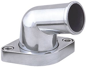 Trans Dapt 6016: Aluminum Water Neck 1966-75 Small Block Chevy V8