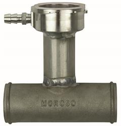 Moroso 63481: Inline Radiator Filler Neck, 1.500 in. Inlet/Outlet