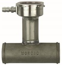 Moroso 63481: Inline Radiator Filler Neck, 1.500 in. Inlet/Outlet