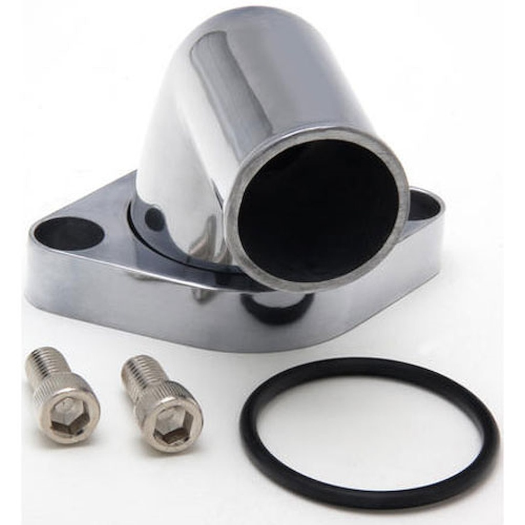 Trans Dapt 6007: Aluminum Water Neck 1966-75 Small Block Chevy V8