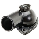 Trans Dapt 8635: Powdercoated Water Neck 1966-75 Small Block Chevy V8