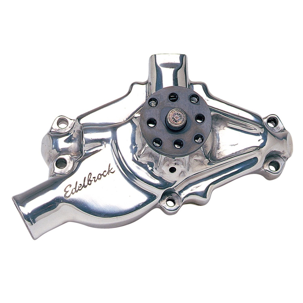 Edelbrock 8820: Victor Series Polished Aluminum Water Pump for 1955-1972 Chevy Small Block Cars & Trucks