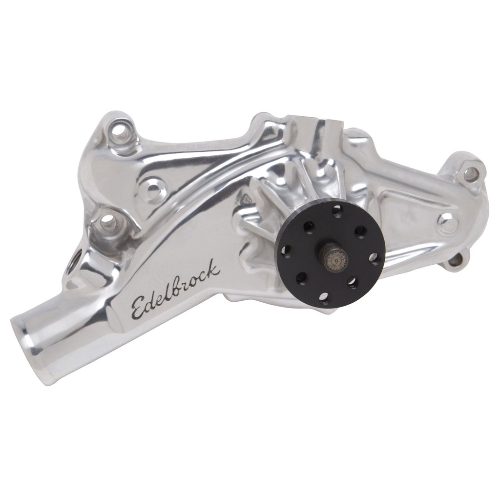 Edelbrock 8860: Victor Series Polished Aluminum Water Pump for 1965-1972 Big Block Chevy 396-502ci