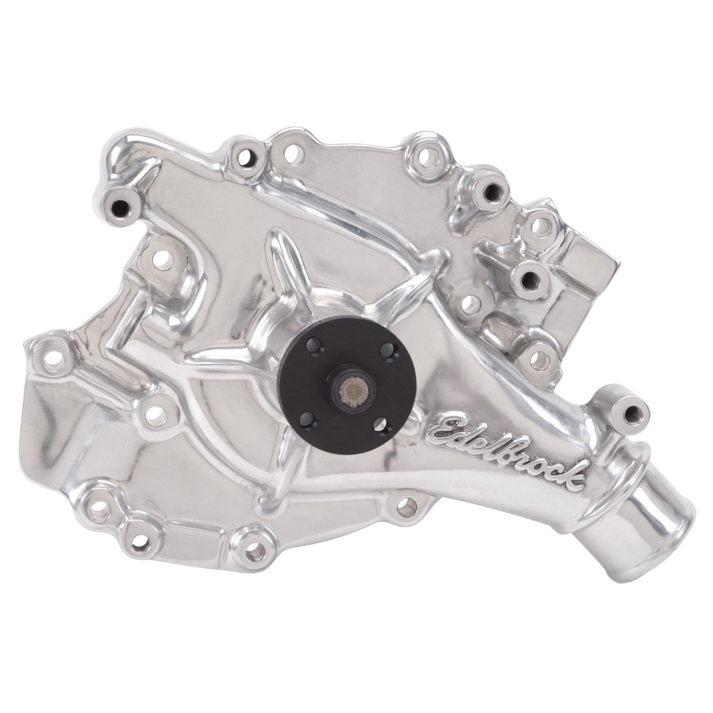 Edelbrock 8876: Victor Series Polished Aluminum Water Pump for 1970-1992 Big Block Ford 429/460