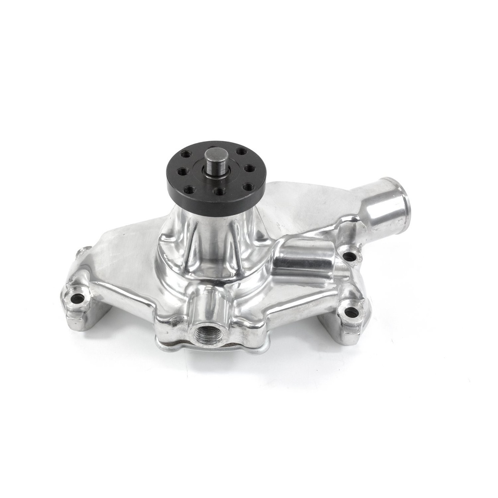 Top Street Performance HC8013P: HC8013P Mechanical Water Pump, Aluminum, Polished, Chevrolet SB Short Neck, Reverse
