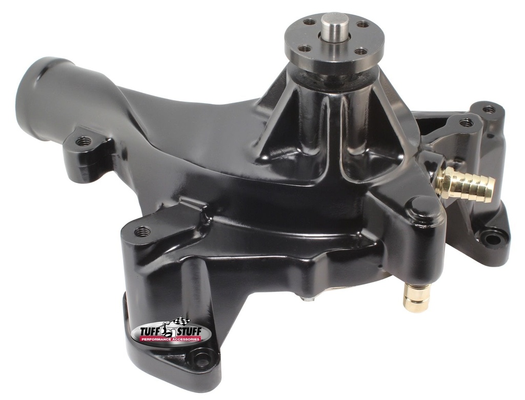 Tuff Stuff 1421AC: Supercool Water Pump Black Powder Coated 1965-76 Ford 390/427/428 FE