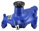 Tuff Stuff 1449NCBLUE: SuperCool Water Pump Blue Powder Coated 1969-93 Small Block Chevy