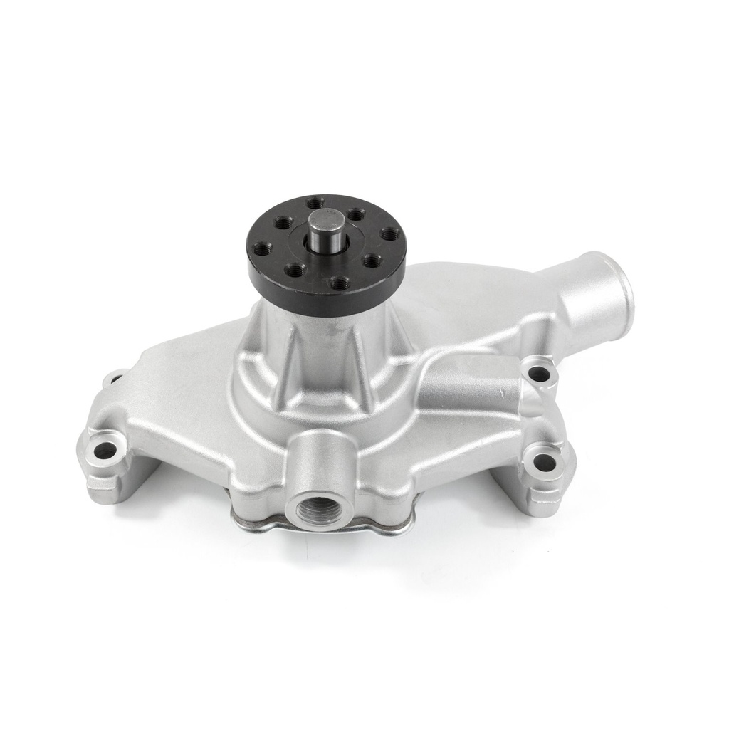 Top Street Performance HC8013: HC8013 Mechanical Water Pump, Aluminum, Satin, Chevrolet SB Short Neck, Reverse