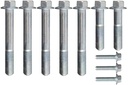 ICT Billet 551374: 551374 Water Pump and Thermostat Housing Bolt Kit for GM Gen V LT Engine [Offset WP Pulley]