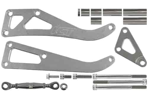 ICT Billet 551705: Billet Alternator Bracket for Small Block Chevy with Long Water Pump