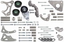 ICT Billet 551565LS0WP3: Alternator and Power Steering Pump Bracket Kit GM LS Truck Turbo Engine