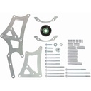 ICT Billet 551127-3: A/C Compressor & Power Steering Bracket Kit [LS Engine Swap]