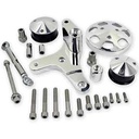 Billet Specialties FM1325PC: Serpentine Conversion Top Mount A/C Add-on Kit Big Block Chevy