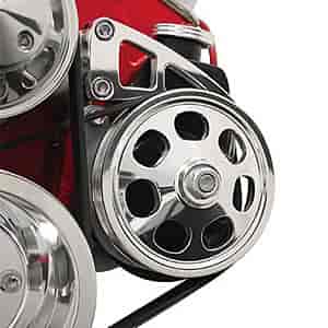 Billet Specialties FM0130PC: Power Steering Bracket Small Block Chevy with Long Water Pump