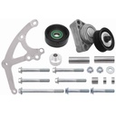 ICT Billet 551667EWP-1: Low-Mount Alternator Bracket for Electric Water Pump w/Tensioner GM LS Corvette [Left/Driver Side]