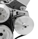 March Performance 20161-09: Power Steering Bracket Small Block Chevy (1966-76 Saginaw Pump)