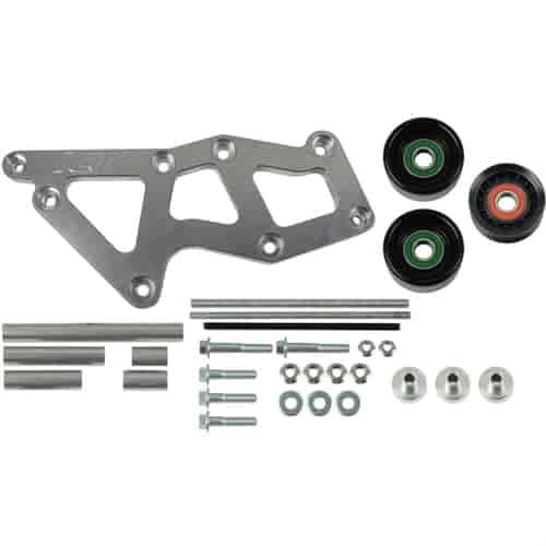 ICT Billet 551790: Supercharger Idler Pulley Adapter Bracket for LT4 Supercharger on GM Gen V LT Truck