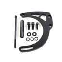 Top Street Performance JM9131BK: JM9131BK Alternator 10SI Bracket, Aluminum SBC Mid-Mount Long Water Pump, Black