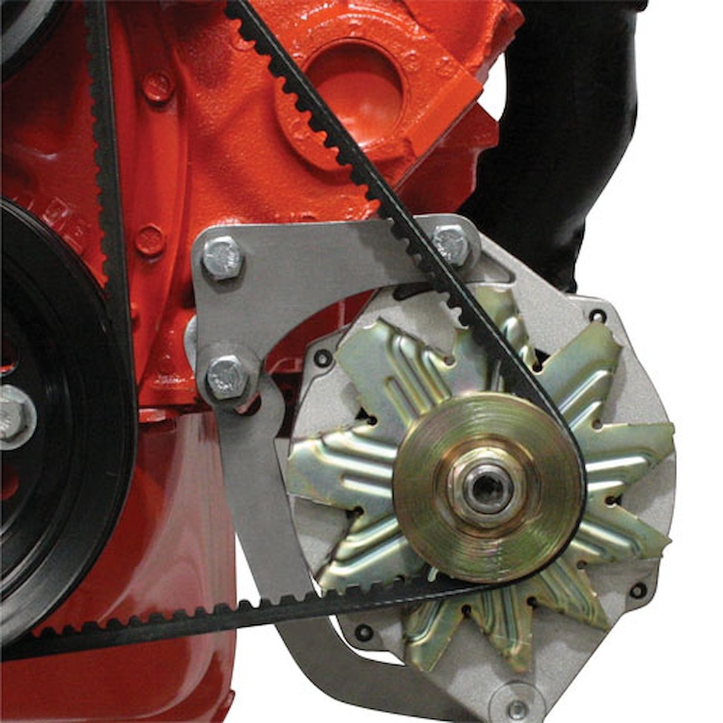 Vintage Air 15836-VCB: Steel-eez Low-Mount Alternator Bracket