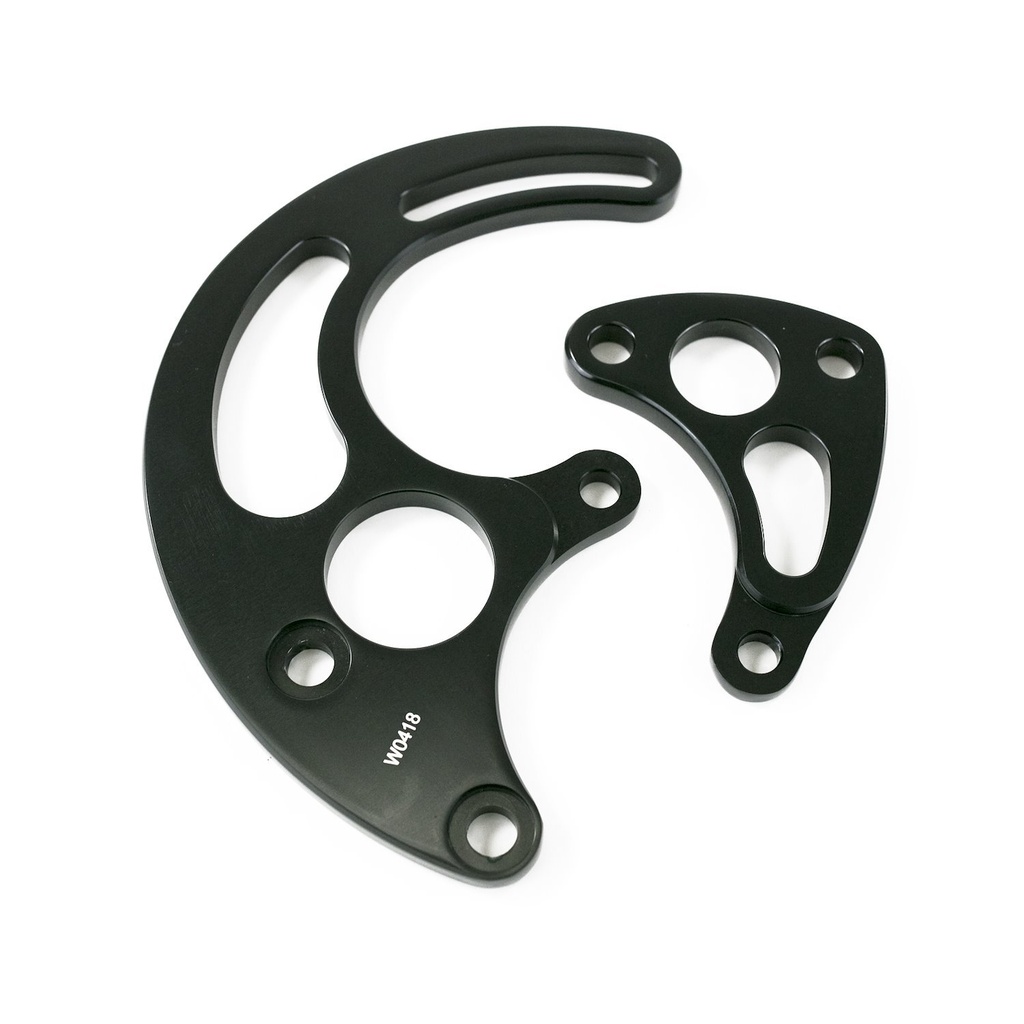 Top Street Performance JM9115BK: JM9115BK Power Steering Saginaw Bracket, Aluminum BBC Long Water Pump, Black