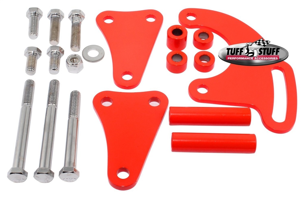 Tuff Stuff 6508BRED: Power Steering Pump Bracket Long Pump