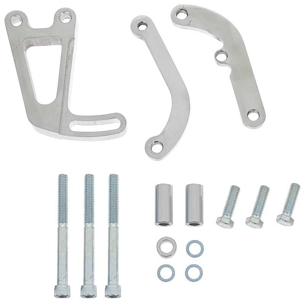 OER 153657: 153657 Power Steering Bracket Set-1969-86 Chevrolet; Small Block; with Long Water Pump; with Hardware