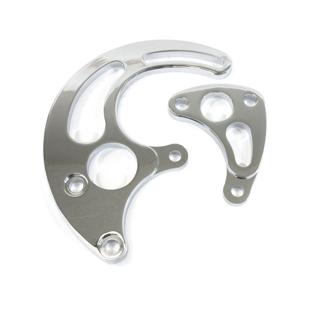 Top Street Performance JM9115C: JM9115C Power Steering Saginaw Bracket, Aluminum BBC Long Water Pump, Chrome