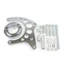 Top Street Performance JM9121C: JM9121C Alternator 10SI Bracket, Aluminum SBC High-Mount Long Water Pump, Chrome