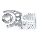 Top Street Performance JM9121P: JM9121P Alternator 10SI Bracket, Aluminum SBC High-Mount Long Water Pump, Polished