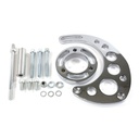 Top Street Performance JM9123C: JM9123C Alternator 10SI Bracket, Aluminum BBC High-Mount Long Water Pump, Chrome
