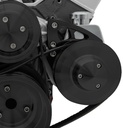 March Performance 20150-08: 20150-08 Big Block Chevy Ultra Power Steering Bracket - LWP - Black