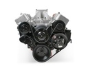 Holley 20-242BK: 20-242BK Big Block Chevy Mid-Mount Complete Accessory Drive Kit
