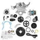 Holley 20-370: 20-370 Mid-Mount Complete Accessory System for Small Block Ford [Natural Finish]