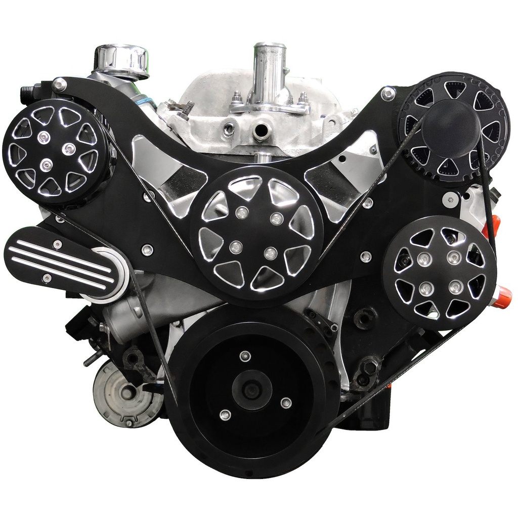 All American Billet FDS-BBC-201: Serpentine Belt Front Drive System Big Block Chevy
