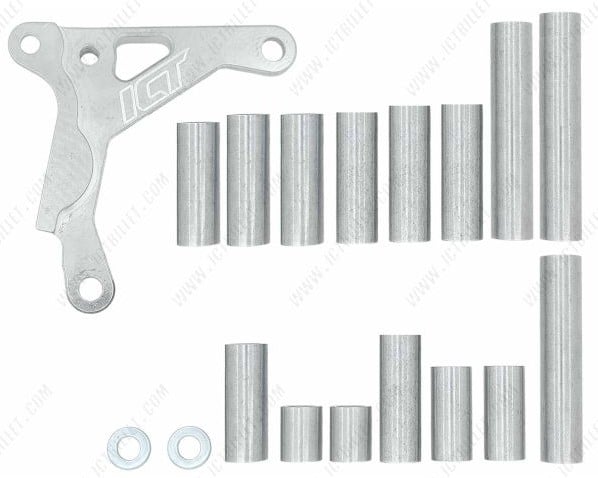 ICT Billet 551921-LS01: Iron Block Accessory Support Bracket for GM LS Engines w/Cast Iron Blocks