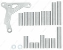 ICT Billet 551921-LS01: Iron Block Accessory Support Bracket for GM LS Engines w/Cast Iron Blocks