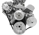 March Performance 22051: Standard Mount Serpentine Conversion Kit SB-Chevy - Long Water Pump