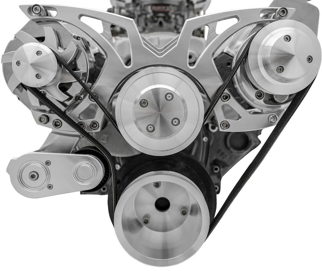 March Performance 21190: Style Track Pulley System Small Block Chevy