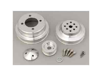 March Performance 1675: Performance Series Serpentine Conversion Kit 4-3/8", 6-Rib Crank Pulley