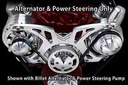 March Performance 21245: Style Track Pulley System Big Block Chevy [Clear Finish]