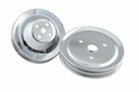 Mr Gasket 4961: Chrome Pulley Set 1955-68 Small Block Chevy