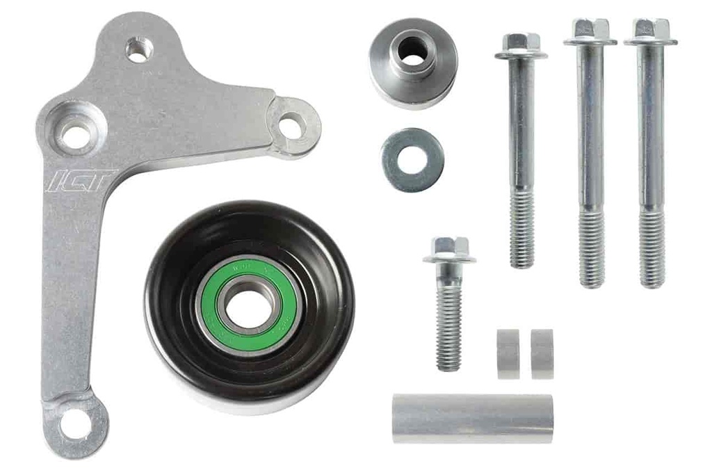 ICT Billet 551887-1: 551887-1 L77 Alternator Bracket Complete Idler Pulley G8 SS Caprice Factory LSX Billet