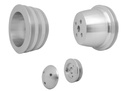 March Performance 1685: 1685 Small Block Ford Pulley Kit - 3" - High Flow - 3V, Late, 4 Bolt