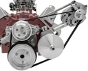 March Performance 20450: Outward Mount Performance Serpentine Drive Kit Includes Brackets and Pulleys to Install: Standard Rotation Short Water Pump