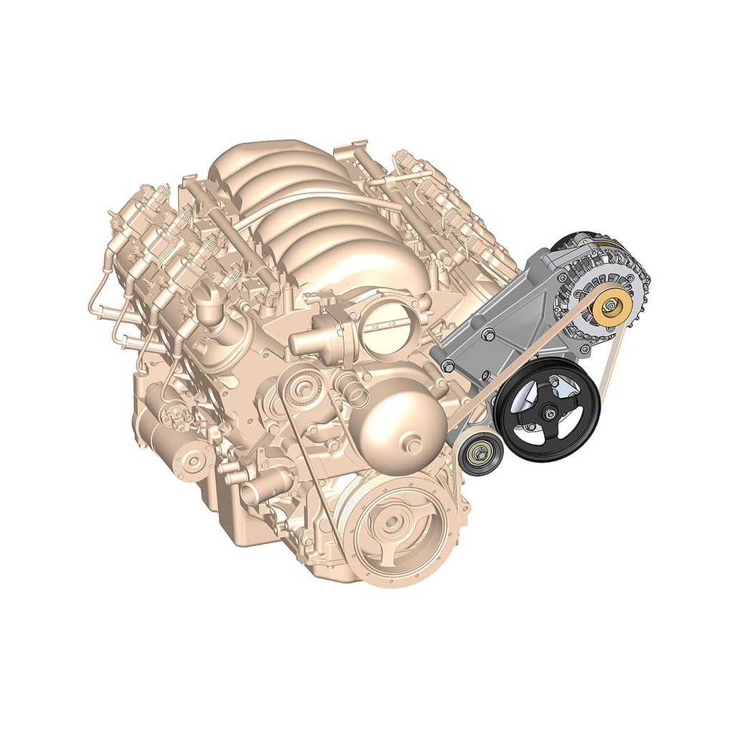 Holley 20-143: 20-143 LS Alternator & Power Steering Accessory Drive Kit 130 Amp Alternator