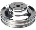 Trans Dapt 8301: Small Block Ford OEM Pulley 1965-66 2-Groove Upper Pulley