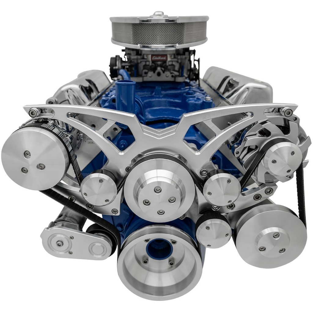 March Performance 30440: Style Track Pulley System Ford 351C/351M/400M