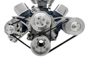 March Performance 30185: High Water Flow Ultra Serpentine Drive Kit 1969 1/2-Later Ford 302 with Power Steering